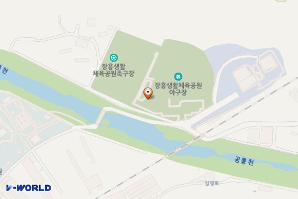 장흥생활체육공원 관리동 위치 지도 — 경기도 양주시 장흥면 일영로501번길 100-16 (삼상리)