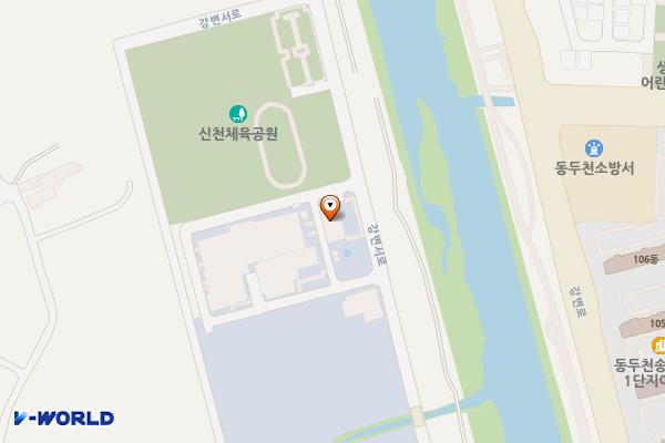 신천생활체육공원남자화장실 위치 지도 — 경기도 양주시 은현면 강변서로 303 (하패리)