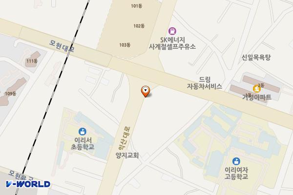 대림혼다 옆 포켓주차장 위치 지도 — 전북특별자치도 익산시 남중동 479-32