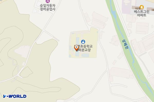 남면초 양덕분교장 위치 지도 — 경기도 양주시 남면 은남로119번길 373, 양덕분교 (한산리)