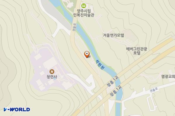 아름다운화장실 위치 지도 — 경기도 양주시 장흥면 권율로 174 (석현리)