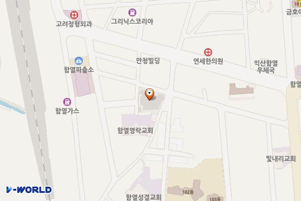 함열소도읍주차장 위치 지도 — 전북특별자치도 익산시 함열읍 와리 548-37