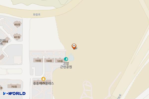고암근린공원 공중화장실 위치 지도 — 경기도 양주시 고암길 200-20 (고암동)