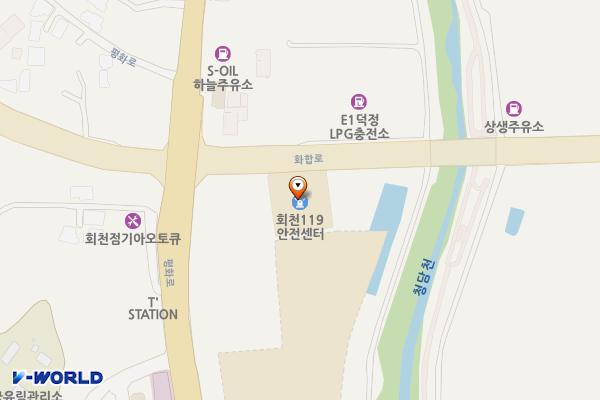 고읍119안전센터 화장실 위치 지도 — 경기도 양주시 화합로 1272 (회정동)