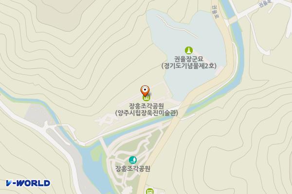 양주시립장욱진미술관 화장실 위치 지도 — 경기도 양주시 장흥면 권율로 193 (석현리)