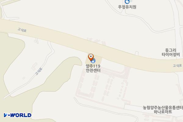 회천119안전센터 화장실 위치 지도 — 경기도 양주시 고덕로 266 (고읍동)