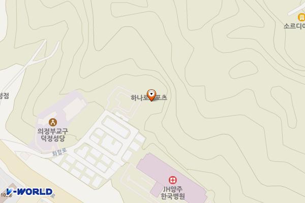 덕정돔구장 화장실 위치 지도 — 경기도 양주시 화합로 1457-188 (고암동)