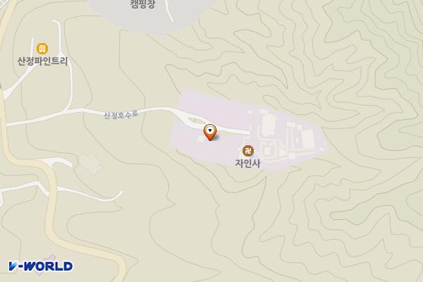 자인사공중화장실 위치 지도 — 경기도 포천시 영북면 산정리 72-2