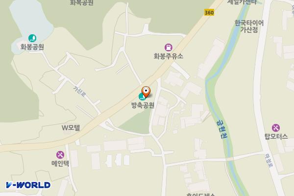 명성주유소 위치 지도 — 경기도 포천시 가산면 방축리 43-1
