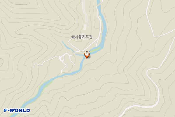 깊이울저수지 위치 지도 — 경기도 포천시 신북면 심곡리 산 76-1