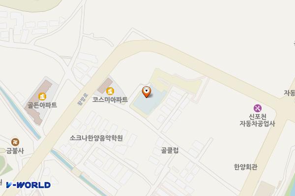 포천시립중앙도서관 2층 위치 지도 — 경기도 포천시 신북면 중앙로207번길 26 (가채리, 포천시립중앙도서관)