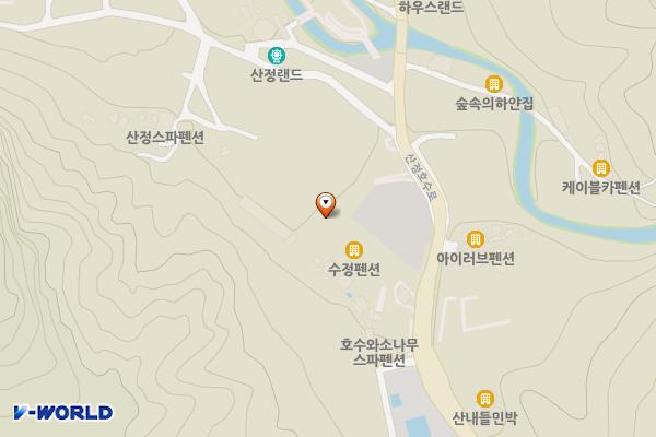 산정호수 상동화장실 위치 지도 — 경기도 포천시 영북면 산정호수로411번길 112-32
