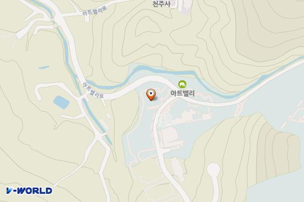 아트밸리교육전시센터 1층 위치 지도 — 경기도 포천시 신북면 아트밸리로 234