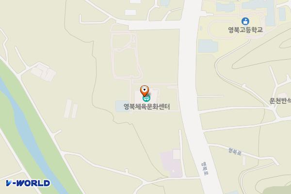 영북체육문화센터 위치 지도 — 경기도 포천시 영북면 영북로 115