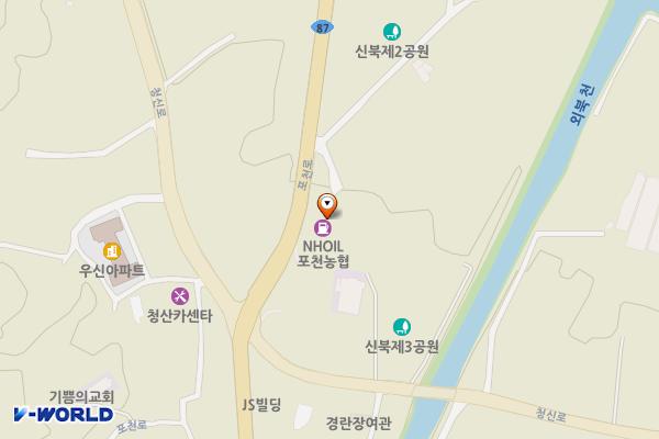 포천농협 신북지점 위치 지도 — 경기도 포천시 신북면?계류리 26-1