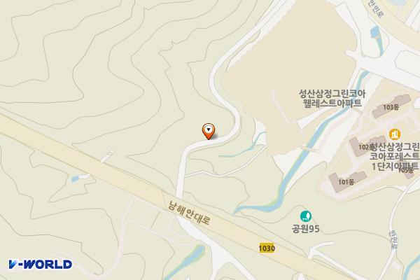 안민고개길 입구 위치 지도 — 경상남도 창원시 성산구 안민동 산 28-1