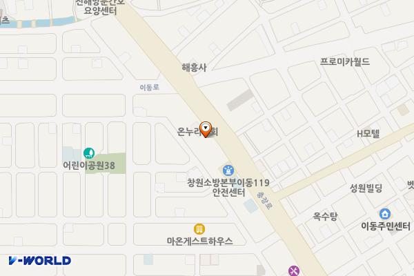 이동우체국 옆 위치 지도 — 경상남도 창원시 진해구 충장로 428 (이동)