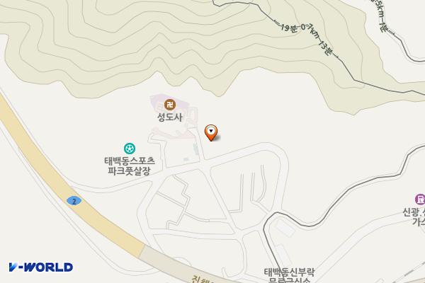 태백동스포츠파크 위치 지도 — 경상남도 창원시 진해구 태백서로 92, 공중화장실 (태백동)