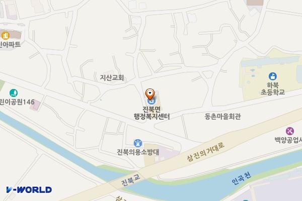 진북면행정복지센터 위치 지도 — 경상남도 창원시 마산합포구 진북면 지산5길 80, 진북면 행정복지센터
