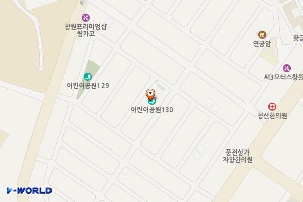 중앙동 어린이공원 위치 지도 — 경상남도 창원시 성산구 중앙동 34-1