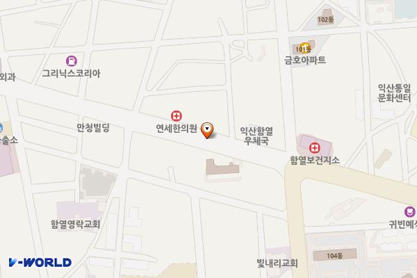 함열-노-1 위치 지도 — 전북특별자치도 익산시 함열읍 와리 262-2