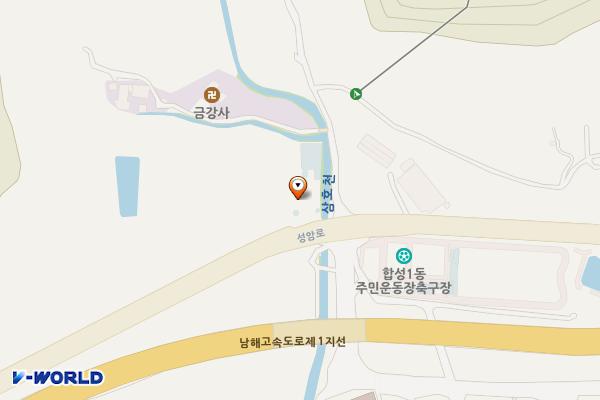 합성동 게이트볼장 위치 지도 — 경상남도창원시마산회원구합성1동495-1