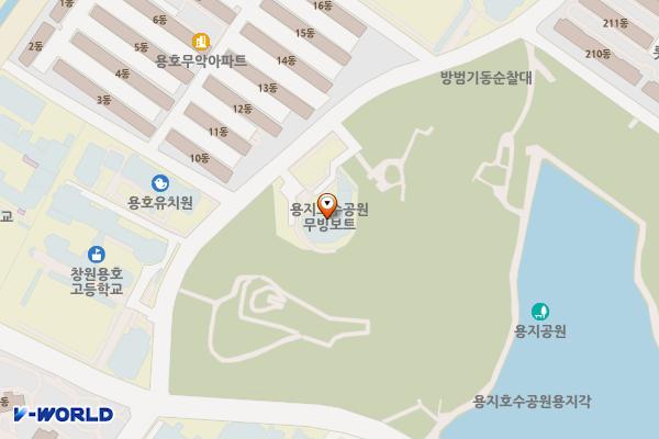 창원중앙도서관 위치 지도 — 경상남도 창원시 성산구 용호로 50, 창원중앙도서관 (반송동)
