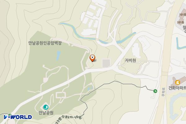 만날근린공원(푸세식) 위치 지도 — 경상남도 창원시 마산합포구 만날고개1길 60-7 (월영동)