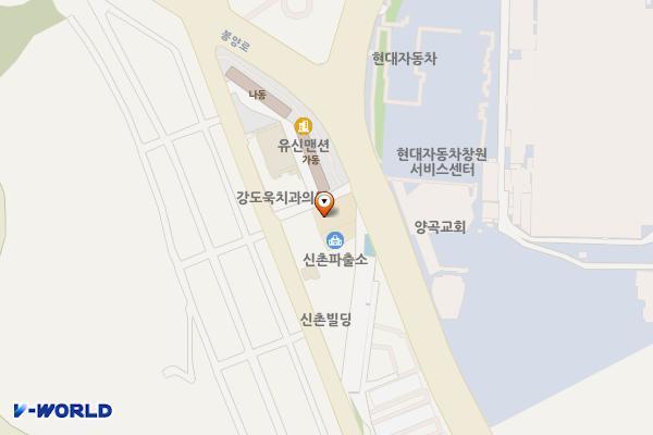 웅남119안전센터 화장실 위치 지도 — 경상남도창원시성산구봉양로406(신촌동)
