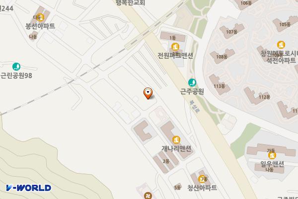 석전동 게이트볼장 위치 지도 — 경상남도창원시마산회원구석전동283-5