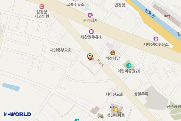 회성동 우체국 위치 지도 — 경상남도마산회원구북성로285,회성동우체국(회성동)