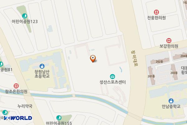 남양 열린운동장 위치 지도 — 경상남도 창원시 성산구 남양동 37