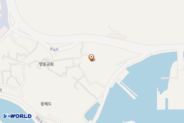 명동초등학교 위치 지도 — 경상남도 창원시 진해구 명동로 93, 웅천초등학교 명동분교장 (명동)