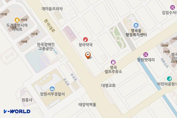창원도계동우체국 위치 지도 — 경상남도의창구태복산로3번길7,창원도계동우체국(도계동)