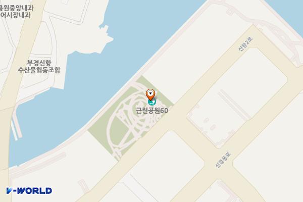 풀잎나루공원 위치 지도 — 경상남도 창원시 진해구 신항2로 80 (용원동)