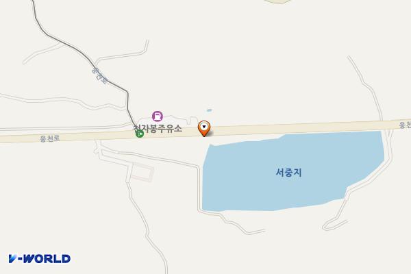 웅천 소류지 위치 지도 — 경상남도 창원시 진해구 웅천로 106 (서중동)