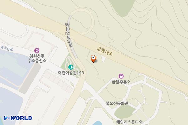 불모제2주유소 위치 지도 — 경상남도창원시성산구창원대로1302(불모산동,불모제2주유소)