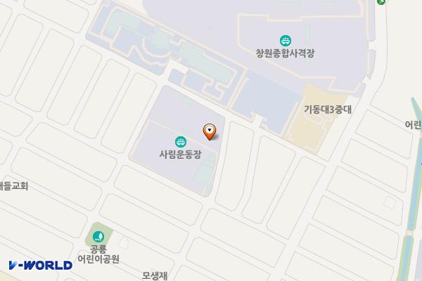 사림운동장 위치 지도 — 경상남도창원시의창구사림로85번길31