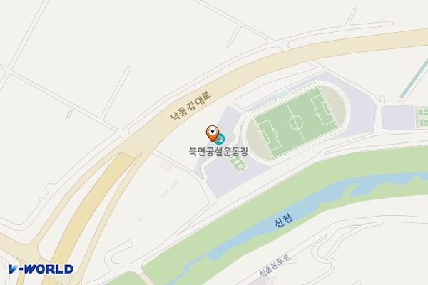북면 공설운동장 위치 지도 — 경상남도창원시의창구북면정렬대로1115
