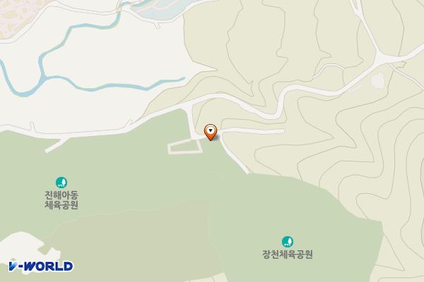 장천파크골프장화장실 위치 지도 — 경상남도 창원시 진해구 진해대로1137번길 54, 공중화장실 (장천동)