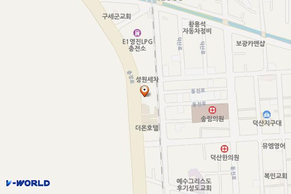 진해덕산동 우체국 위치 지도 — 경상남도 창원시 진해구 충장로 495, 진해덕산동우체국 (덕산동)