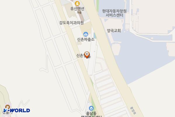창원양곡동우체국 위치 지도 — 경상남도성산구신촌로31,창원양곡우체국(신촌동)