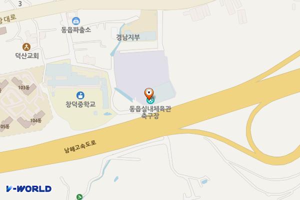 동읍 공설운동장 위치 지도 — 경상남도창원시의창구동읍의창대로920-7