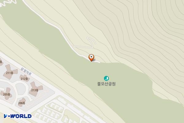 불모산 그린공원 위치 지도 — 경상남도 창원시 성산구 삼정자로 157 (불모산동)