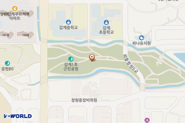 감계1호전망대화장실 위치 지도 — 경상남도창원시의창구북면감계리254-1