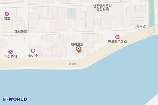 1층 남자화장실, 2층 여자화장실 위치 지도 — 경상남도창원시마산회원구무역로145(봉암동,범한산업(주)제2공장)