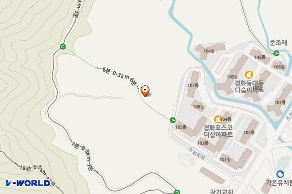 장복하늘마루길(천주교공원묘지 위) 위치 지도 — 경상남도 창원시 진해구 안민고개길 90-19 (태백동)