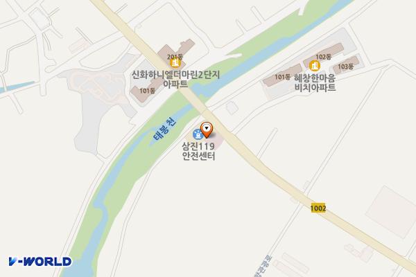 진동119안전센터 화장실 위치 지도 — 경상남도 창원시 마산합포구 진동면 해양관광로 52, 진동119안전센터