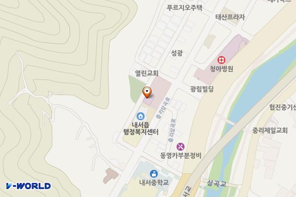 내서읍보건지소 2층 화장실 위치 지도 — 경상남도 창원시 마산회원구 내서읍 중리상곡로 69, 내서읍보건지소