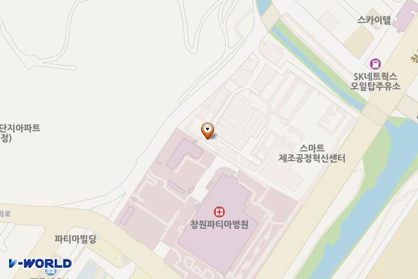 창원기술지원과 화장실 위치 지도 — 경상남도 창원시 의창구 창이대로 71, 창원시농업기술센터 (명서동)